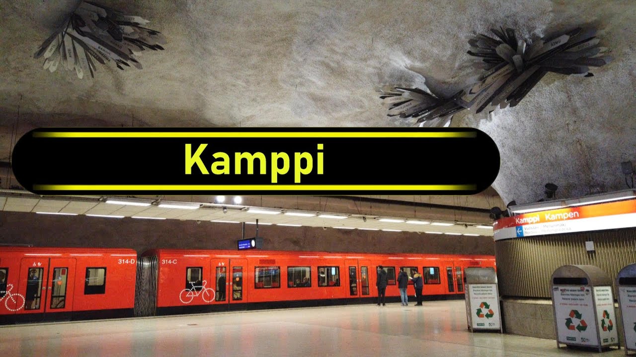 Metro Station Kamppi - Helsinki 🇫🇮 - Walkthrough 🚶
