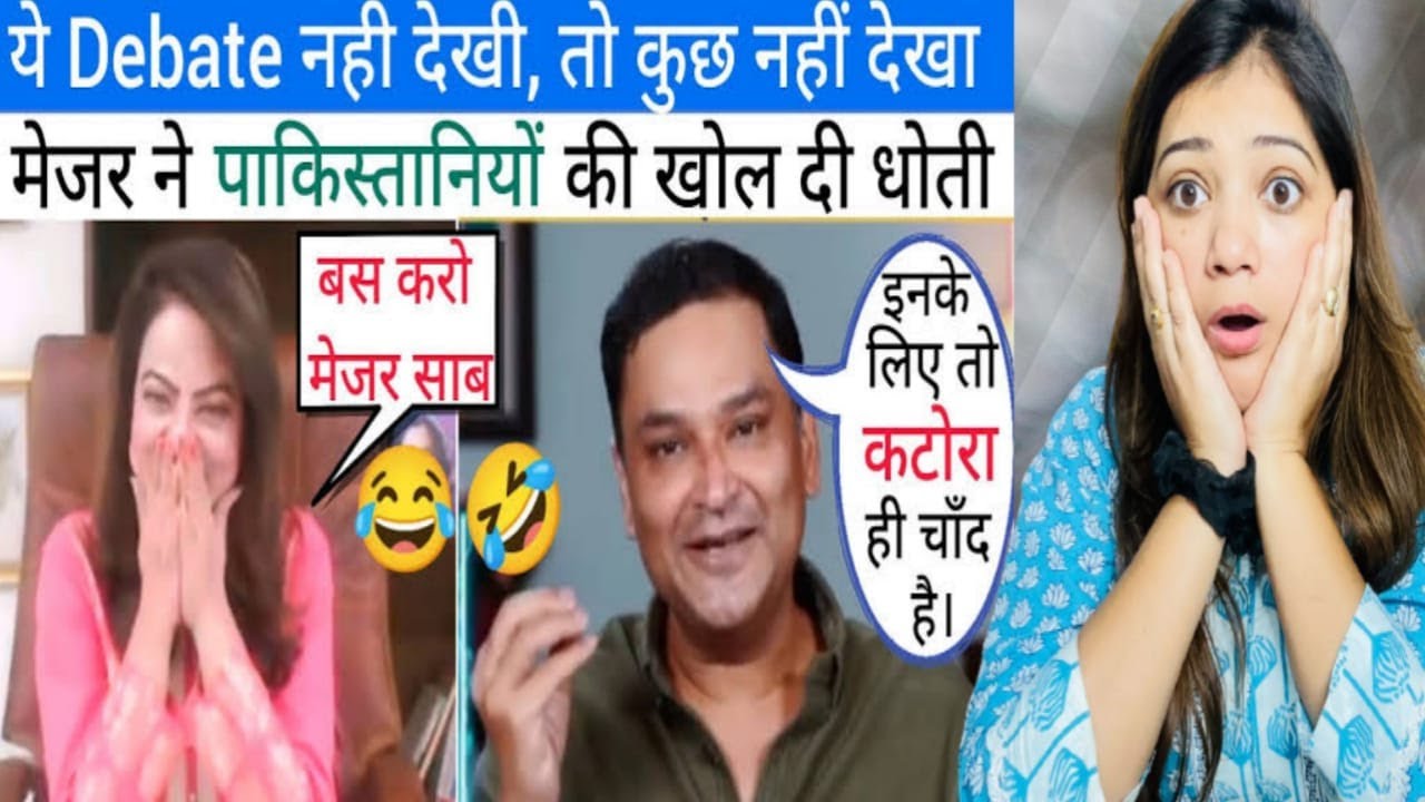 Major Gaurav Arya Latest🔥 Debate with Arzoo Kazmi #india #debate #bjpvscongress #indianarmy #viral
