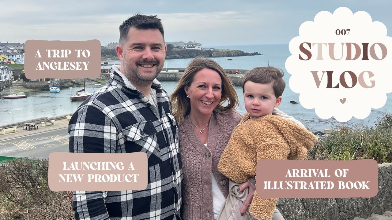 Studio Vlog 007 | A perfect trip to Anglesey, more new products, a printed journal flick-through