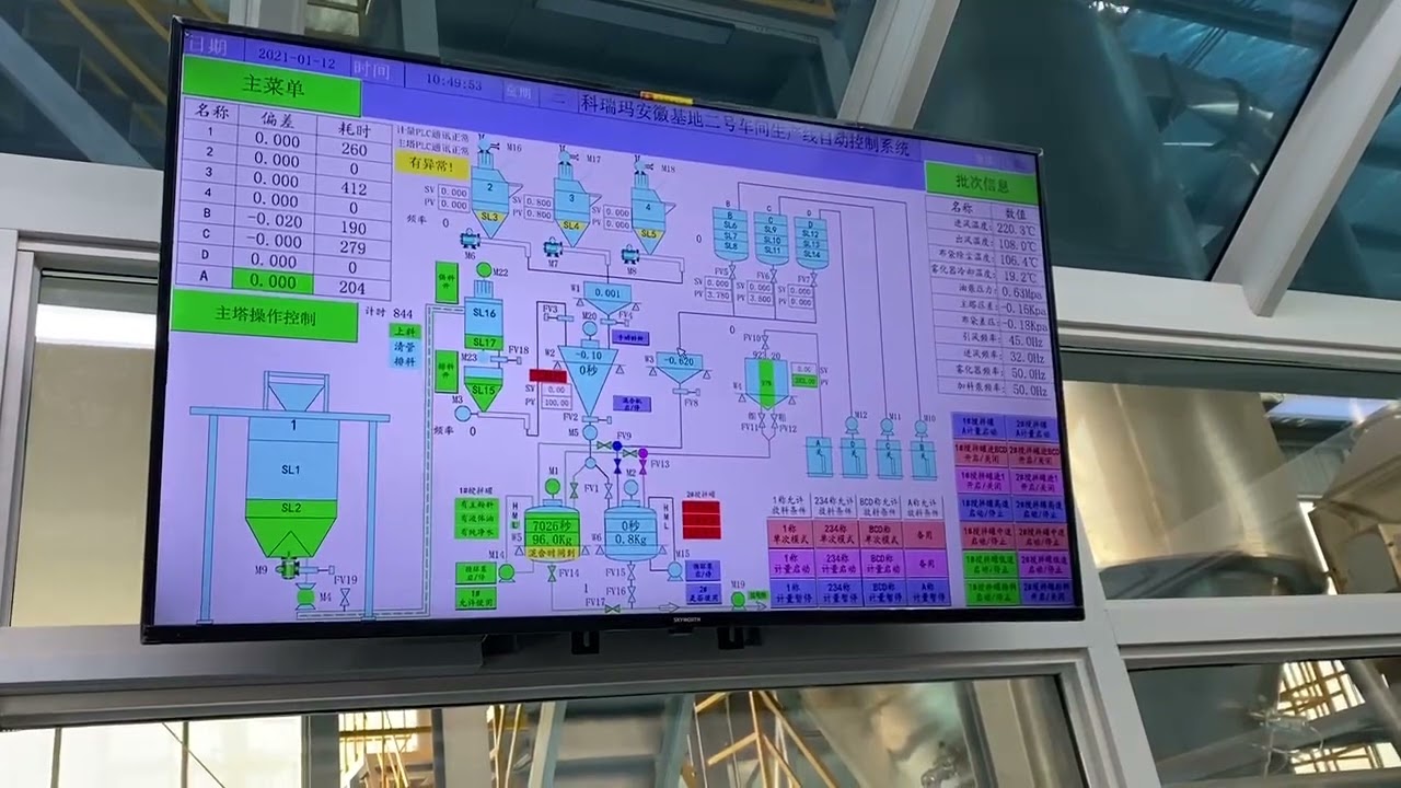 Automatic powder dosing system