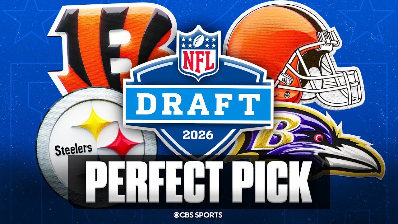 The PERFECT draft pick for every AFC North team 👀 | Browns, Bengals, Ravens, Steelers