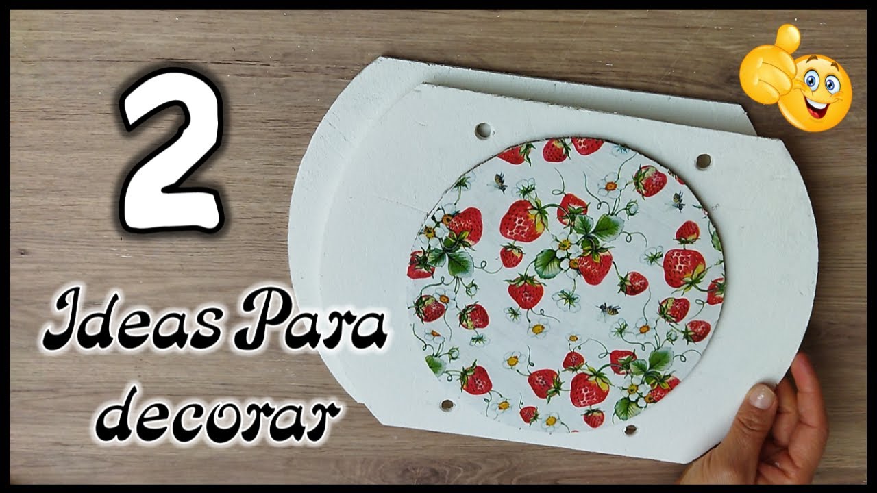 2 LINDAS IDEAS PARA DECORAR TU COCINA - Manualidades con reciclaje - Crafts for the kitchen