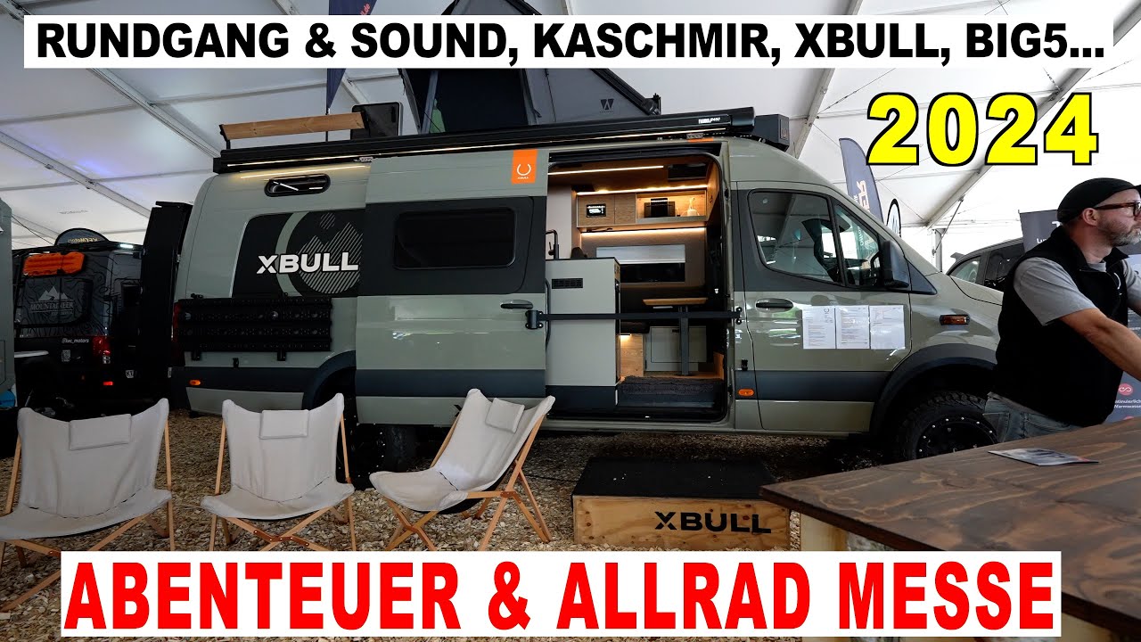 Abenteuer & Allrad Messe, Rundgang Teil 2, Ineos Grenadier 4x4 Fahrt, Kashmir, Burow Big5, XBULL...