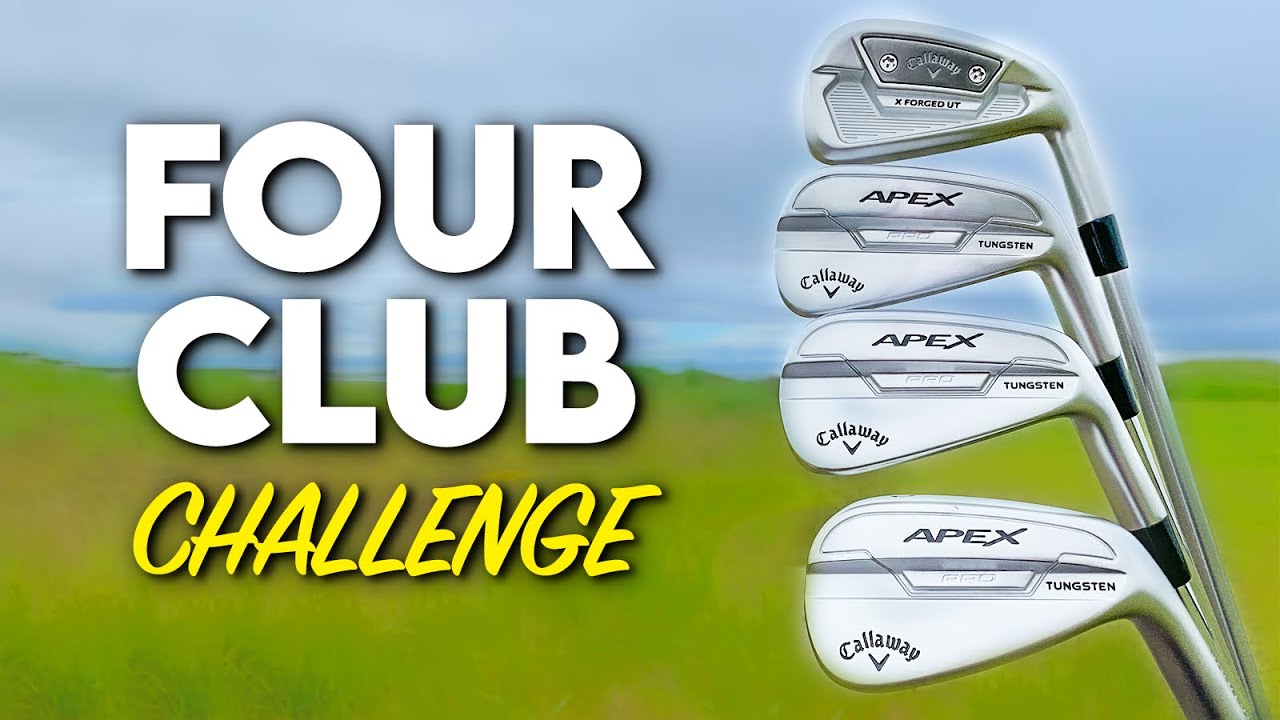 The Four Club Challenge! These Irons SHOCKED Me | 9 Hole Course Vlog at Dumbarnie Links