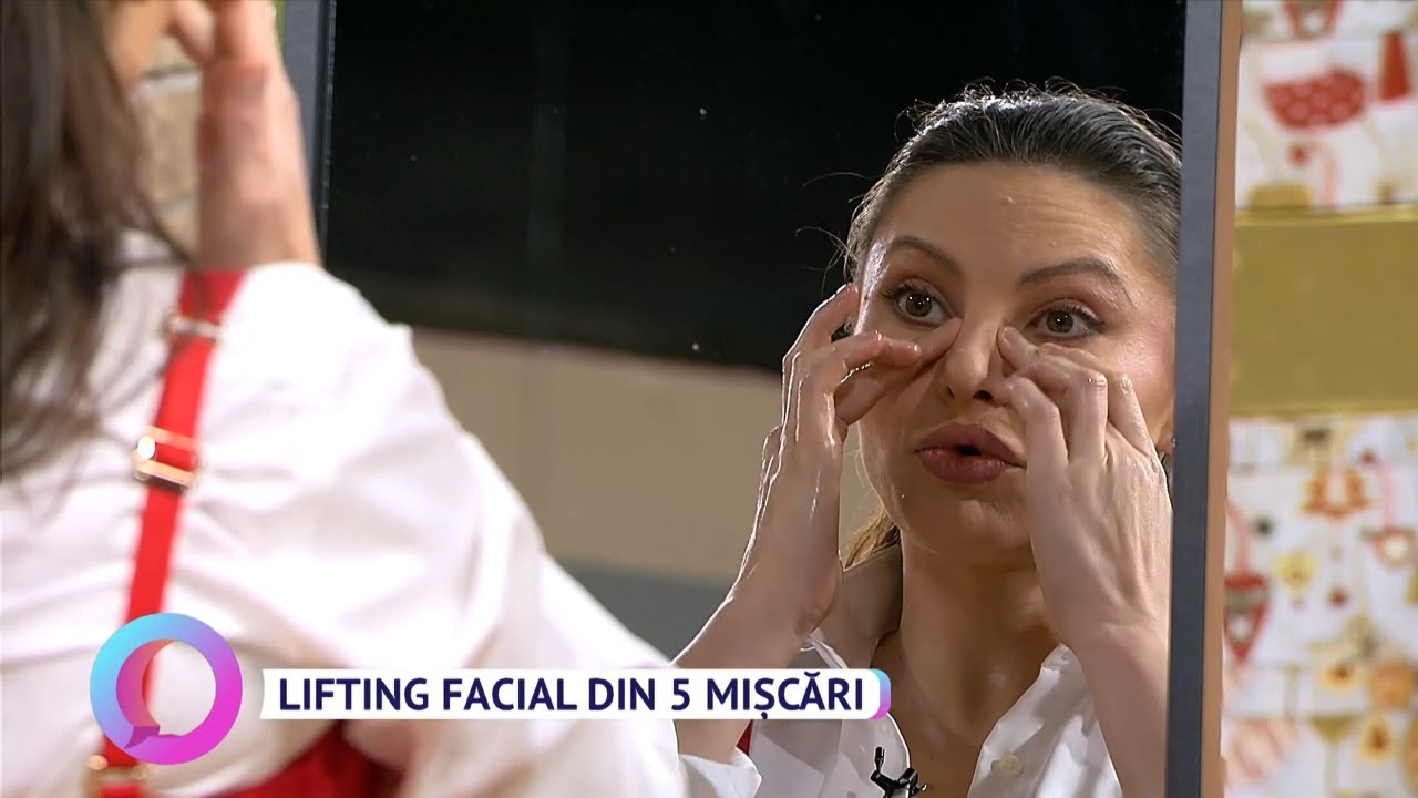 Lifting facial din 5 mișcări