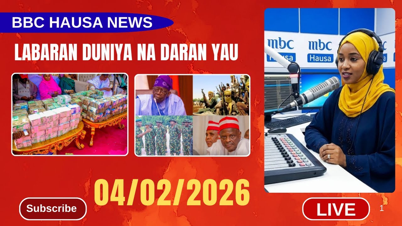 BBC HAUSA LABARAN DUNIYA NA DARAN 04/02/2026