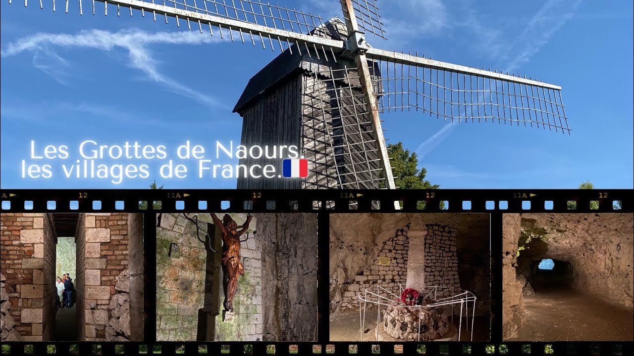 La cité souterraine de Naours, ancien village sous terrain dans la Somme, en France.
