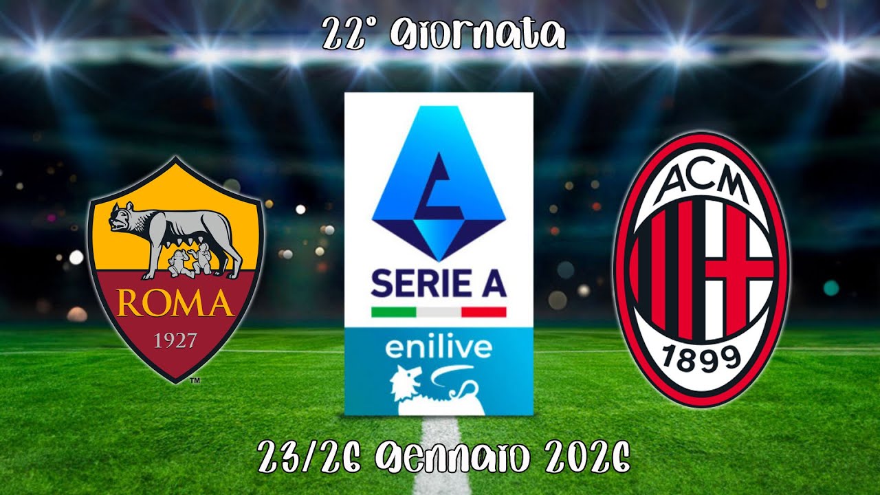 Roma - Milan | 22° giornata Serie A EniLive 25/26 | Simulazione su EA FC 26