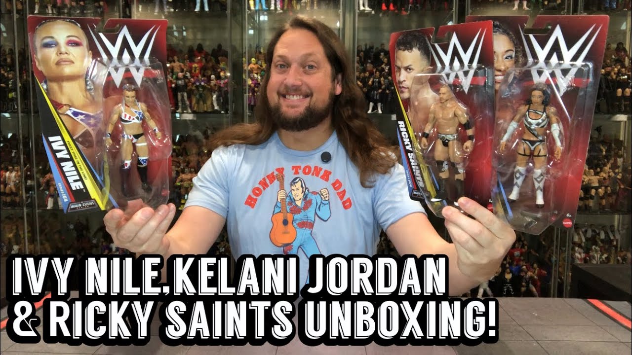 Ivy Nile, Kelani Jordan & Ricky Saints WWE Main Event Unboxing!