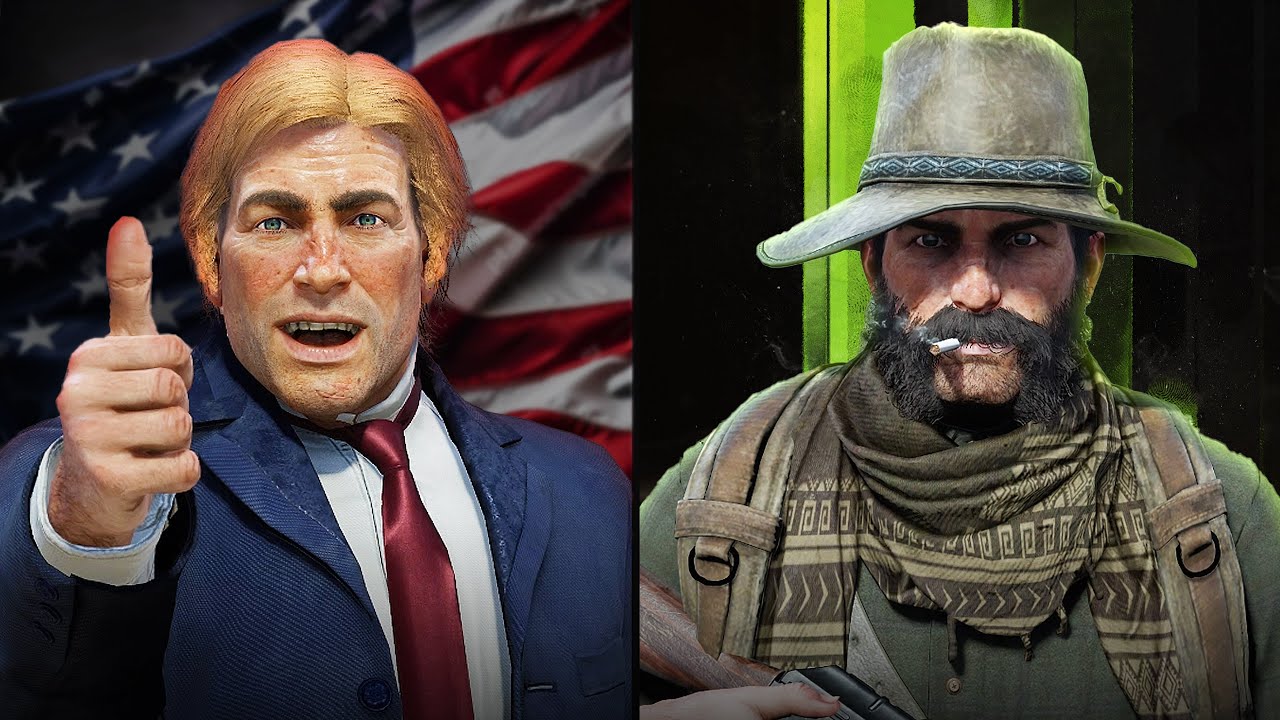 Банда из RDR2 украла президента