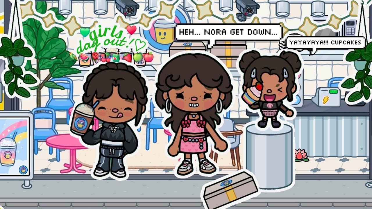 🍓🍉🍏 A girls day out at the bakery🍎🍒🧃 #Tocaboca #Tocalifeworld #ItsTocaflower 