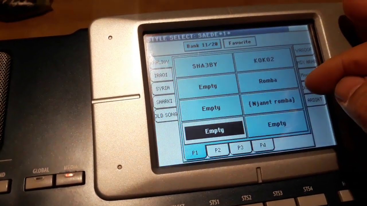 كيفية تحميل برنامج كامل او السامبلر او إيقاع على pa800 كورغ .