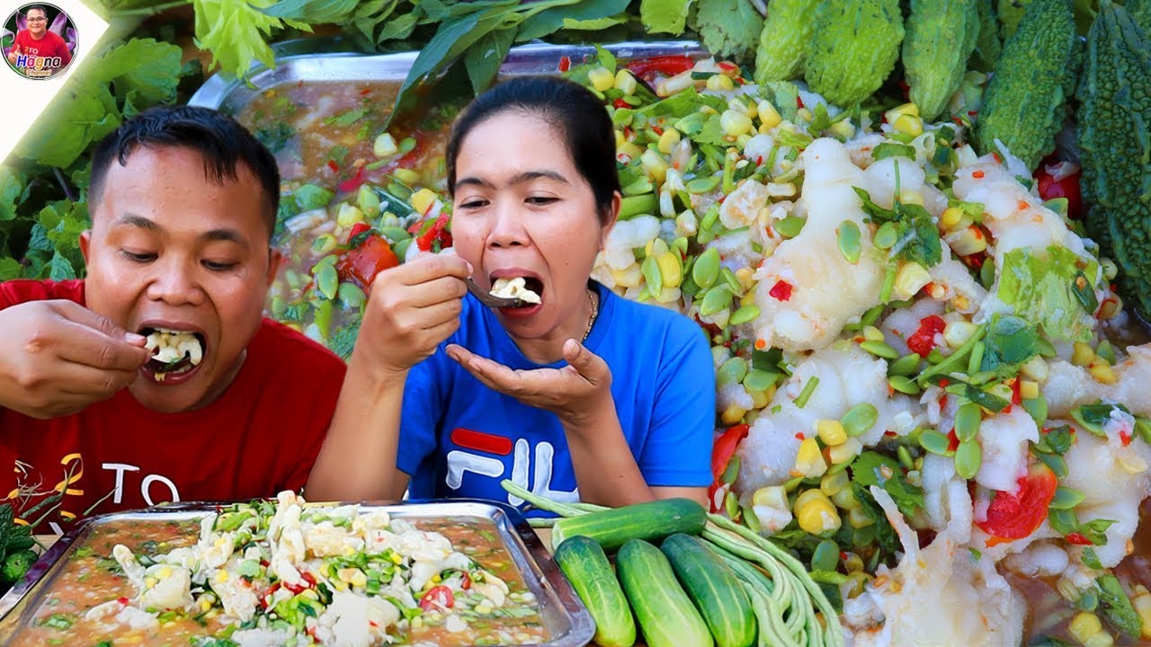 ตำเล็บมือนางลุยทุ่ง โรยกระถินสูตรสาวศรีคนสวย แซ่บเลียสาก