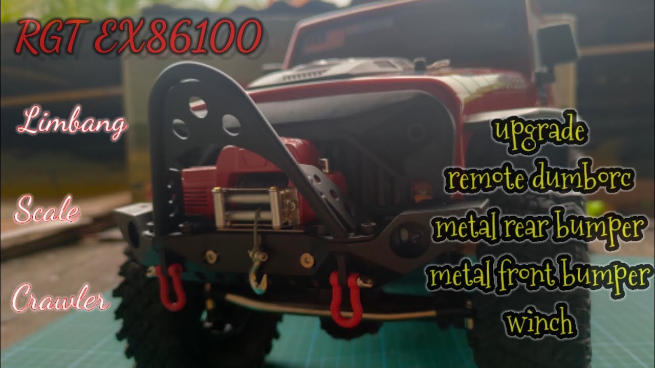 upgrade remote,front rear bumper & winch (RGT EX86100)