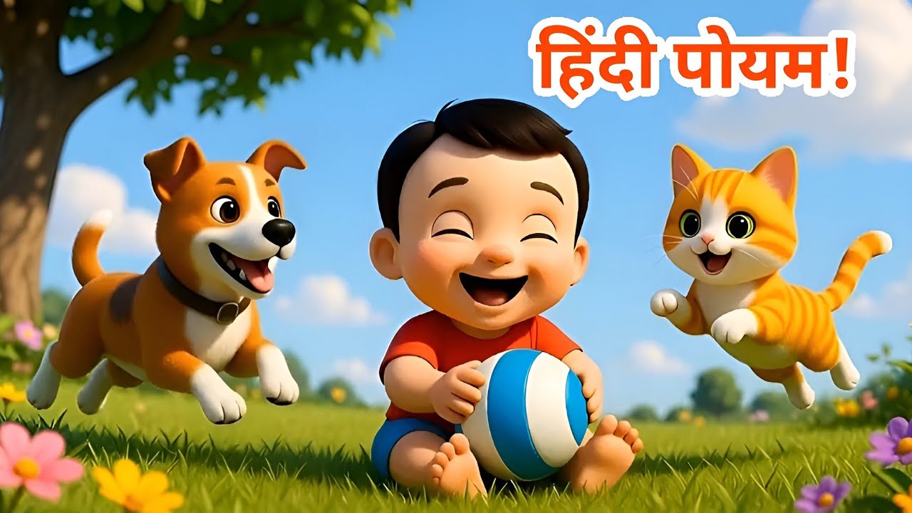 वे बोल नहीं पाते… | Dog Cat Emotional Poem | Nursery rhyme For kids | Heart Touching Hindi Poem