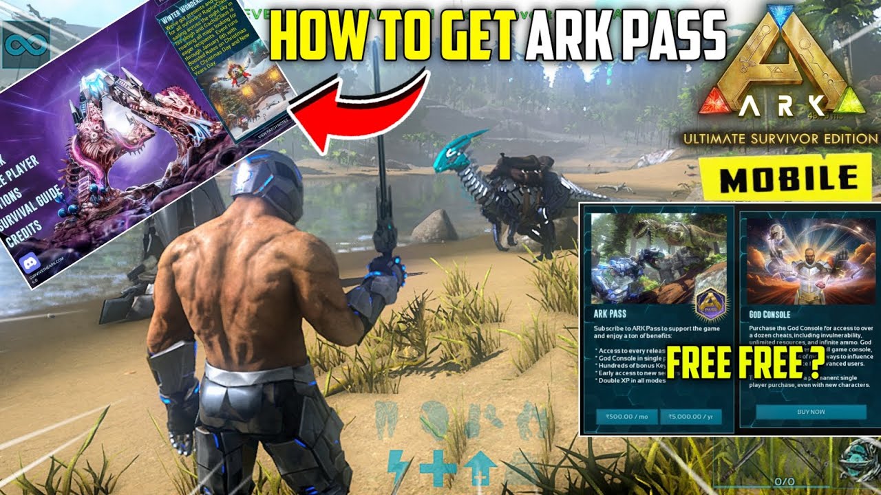 How To Buy ARK Pass In ARK Ultimate Mobile Edition | How To Get GodConsole Mode In ARK MobileEdition