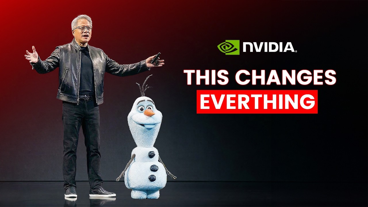 Дженсен Хуанг ПОТРЯС МИР на NVIDIA GTC 2026 — робот Олаф от Disney, DLSS 5...