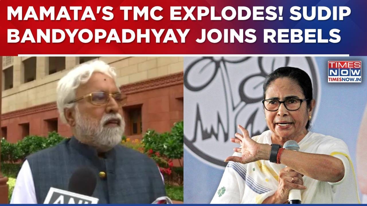 Mamata Banerjee's TMC Explodes At Breakneck Speed: Sudip Bandyopadhyay Joins 'Rebel' Camp | WATCH