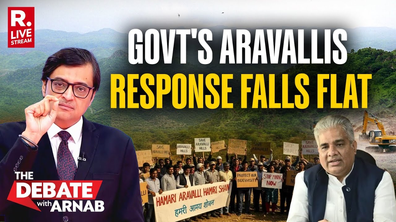Debate With Arnab LIVE: Government's Aravallis Response Extremely Unconvincing