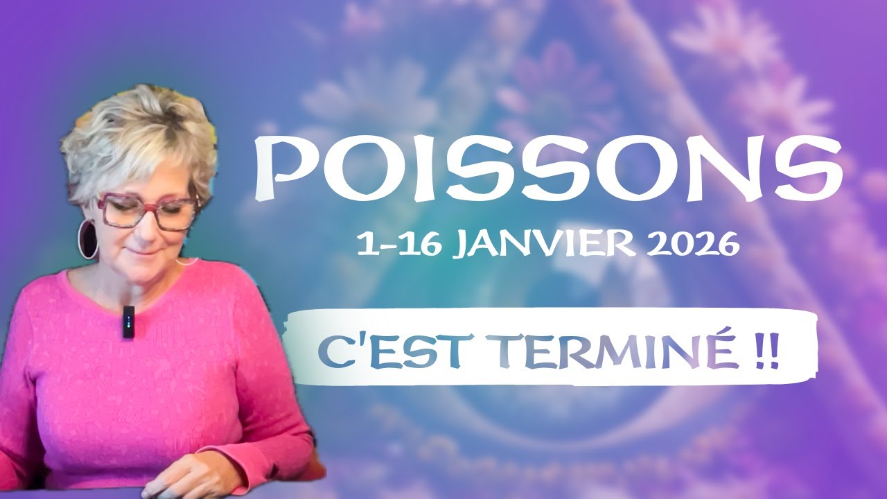 Poissons janvier 2026 : Ce virage sera soudain et d&eacute;finitif ! (pr&eacute;visions tarot)