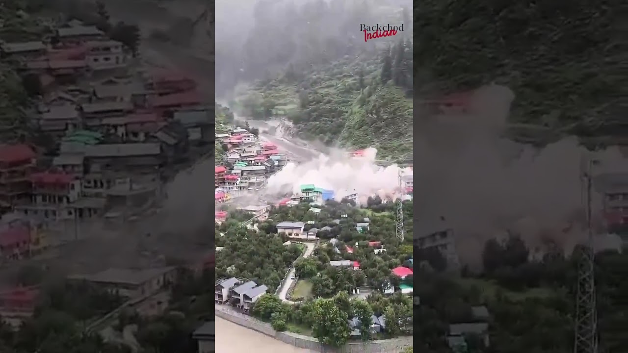 Cloudburst Hits Near Gangotri Dham | Emergency Alert in Uttarkashi