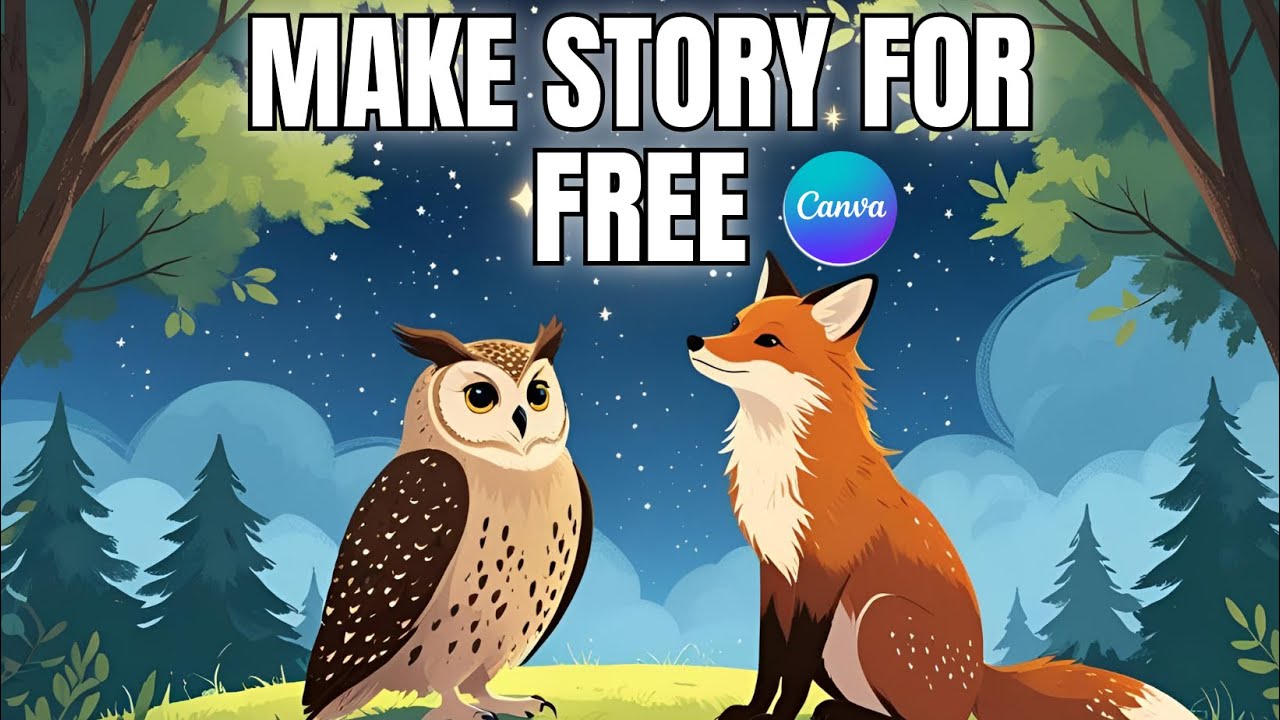 Turn Stories into Animated Videos with Canva FREE - Full Tutorial