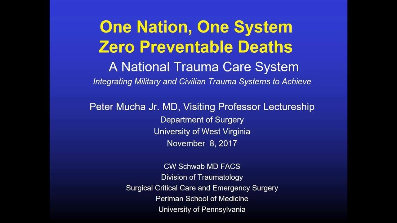 One Nation, One System, Zero Preventable Deaths
