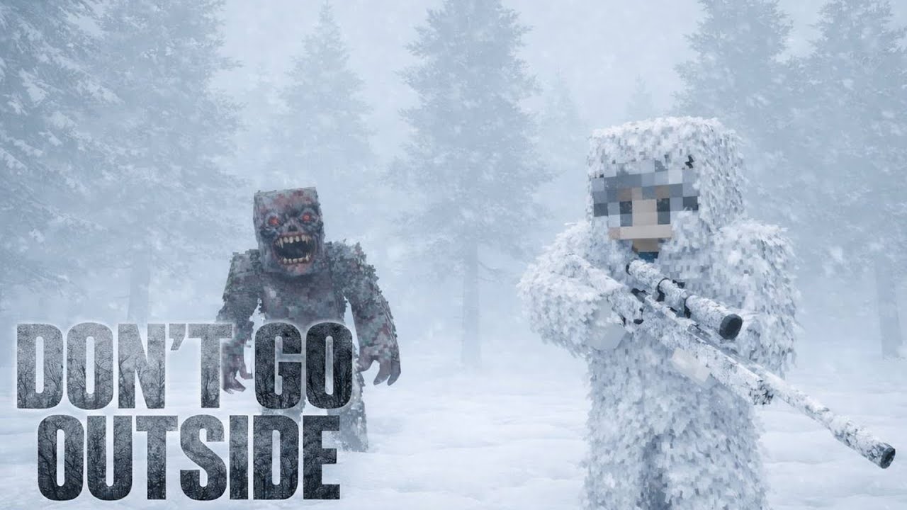 ВЫЖИВАНИЕ СО СТРАШНОМ ЗАРАЖЕНИИ в Зимный апокалипсис  -DON'T GO OUTSIDE в Minecraft