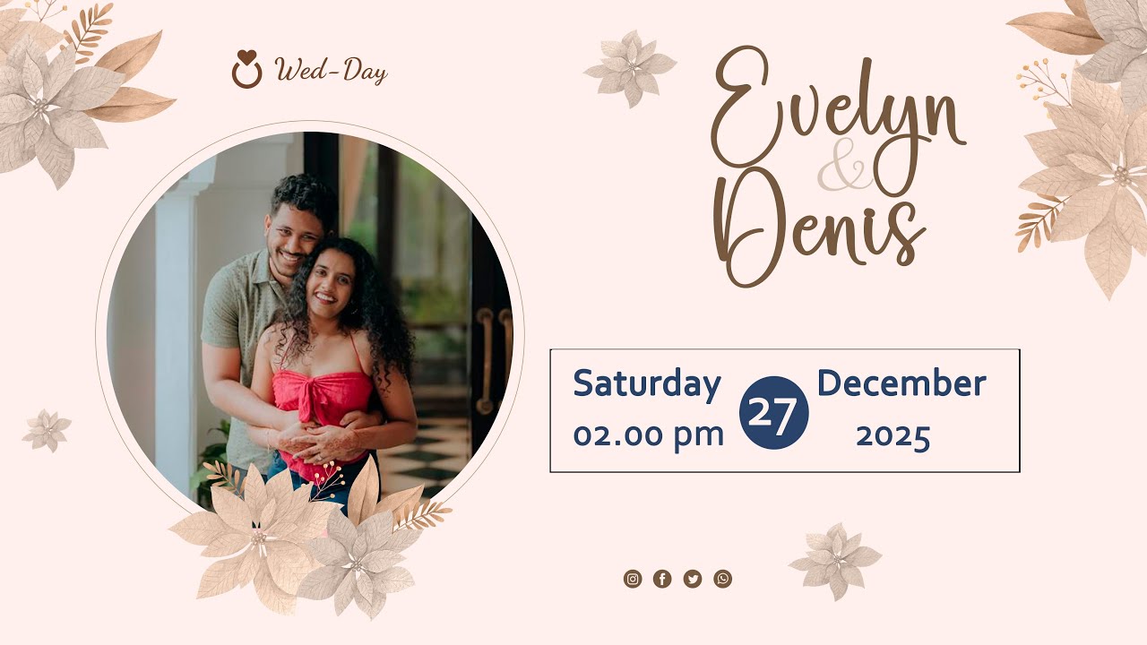 WEDDING CEREMONY || EVELYN &  DENIS || 27.12.2025 || LIVE STREAMING ||