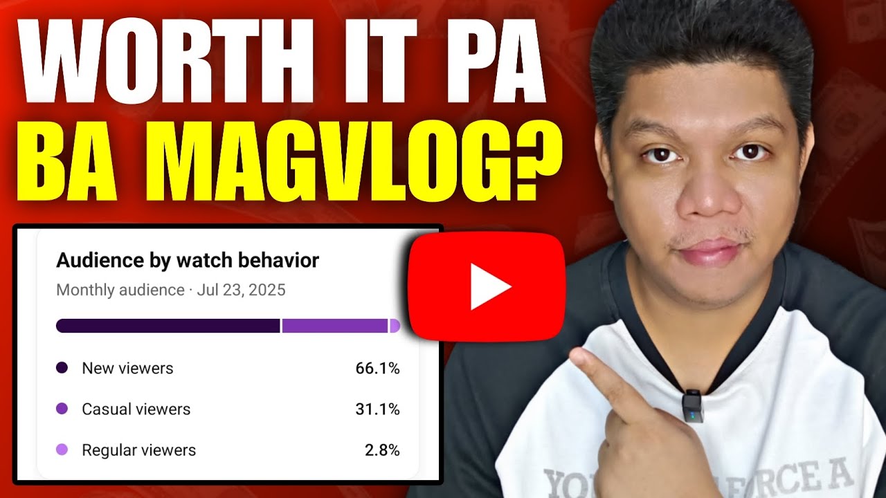 WORTH IT PA BA ANG VLOGGING SA YOUTUBE NGAYONG 2025? | DJMA YOUTUBE TIPS