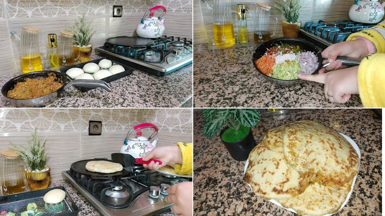 بطبوط بالدقيق الكامل معمر بحشوة سهلة واقتصادية👌متشبعوش منه مفشفش خفيف💯