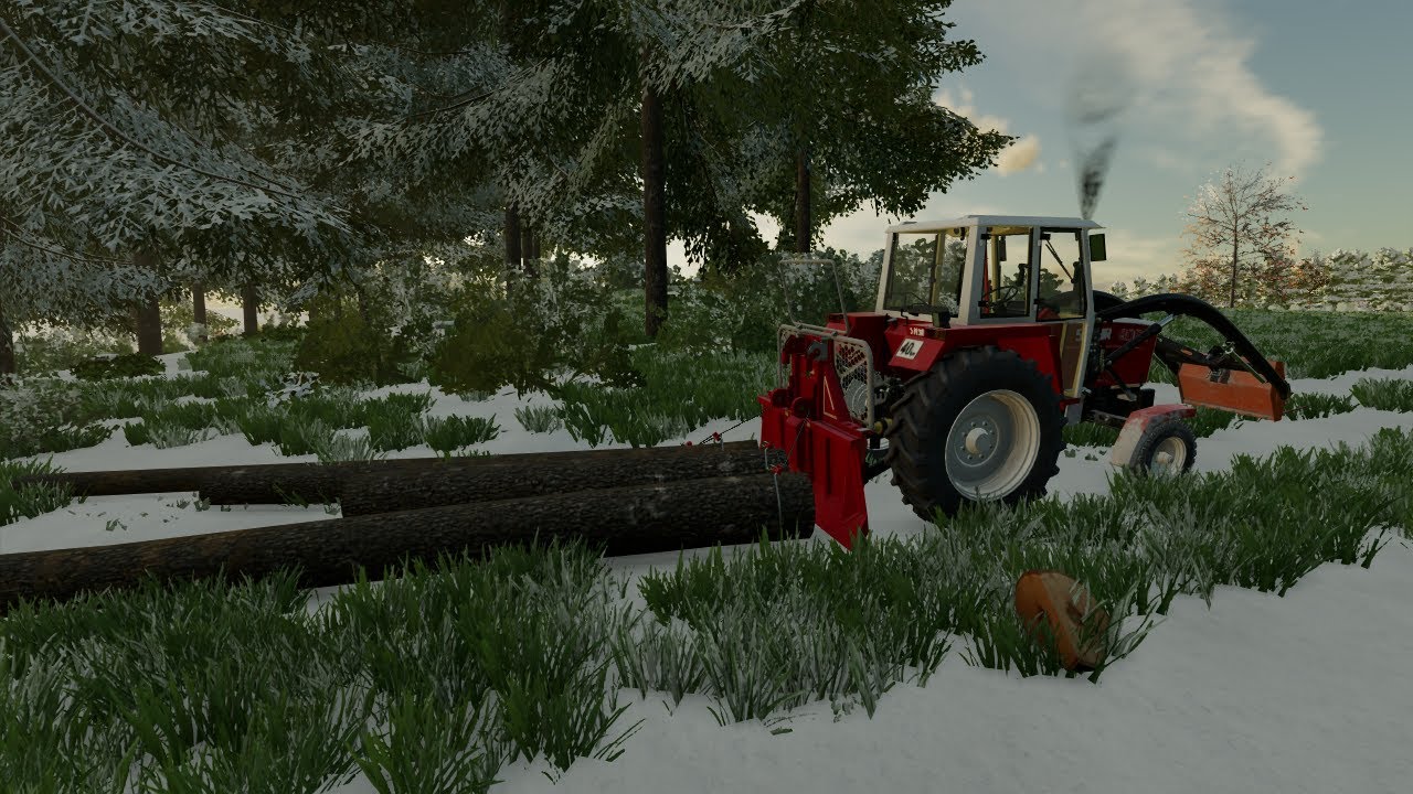 LS22 Fichttal 01  Holzarbeiten mit Steyr 8060