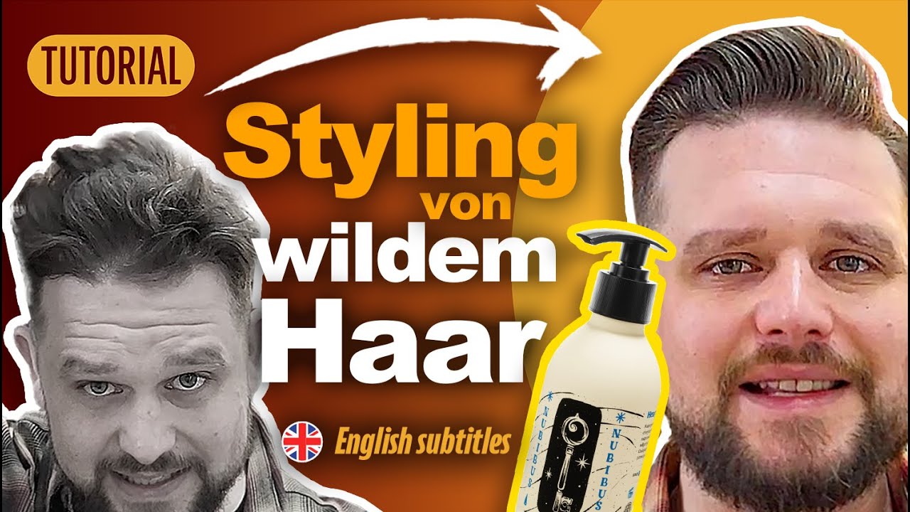 Styling von störrischem Haar mit einem Pre-Styler - Mit Max + English subtitles | PomadeShop