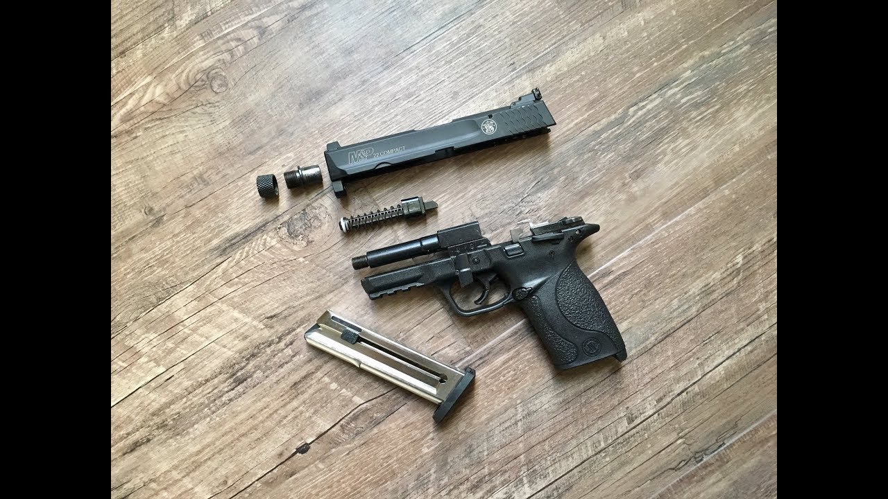 S&W M&P 22 Compact Field Strip and Cleaning