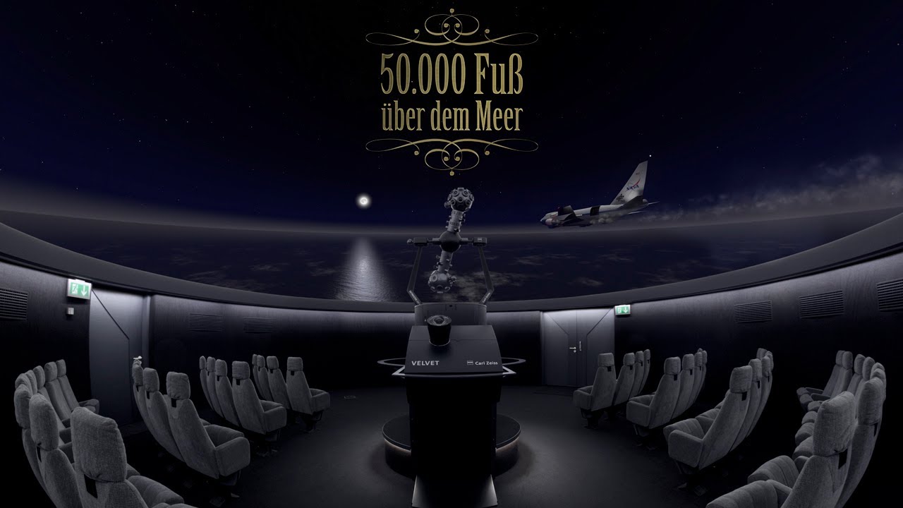 50.000 Fuß über dem Meer - Die fliegende Sternwarte SOFIA - Fulldome Planetariumsshow
