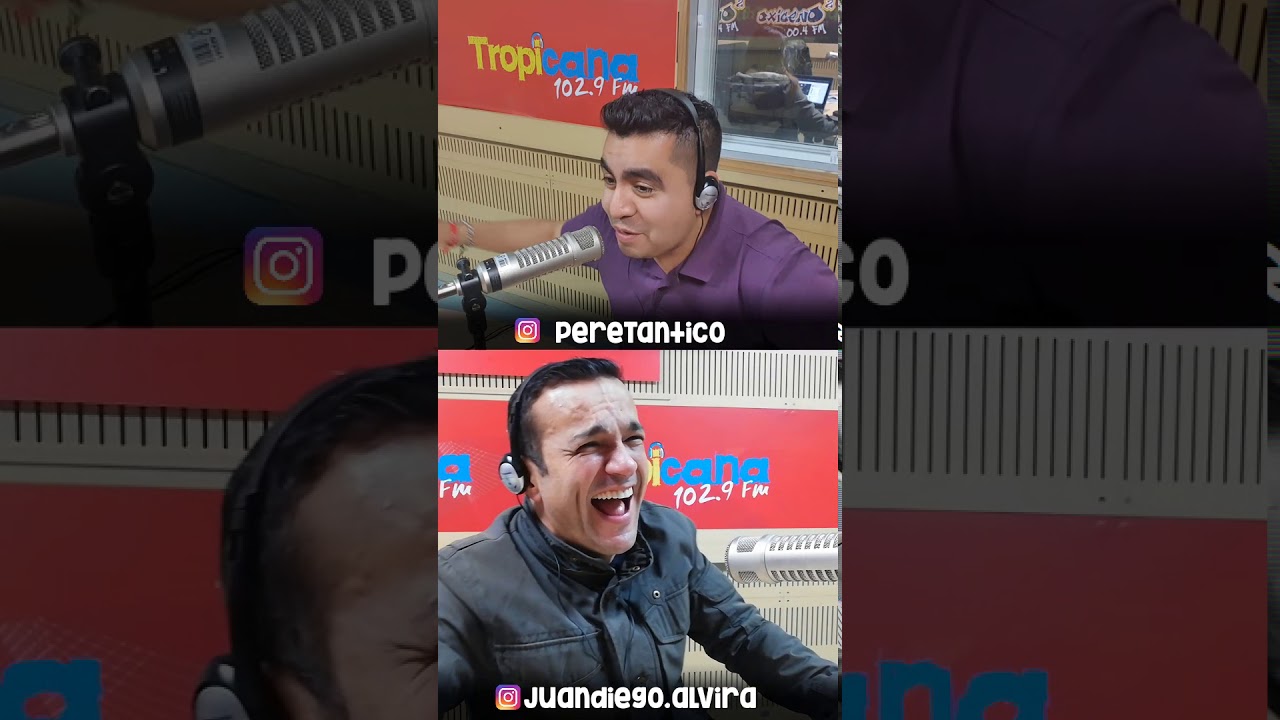 Juan Diego Alvira frente a Jhovanoty su imitador