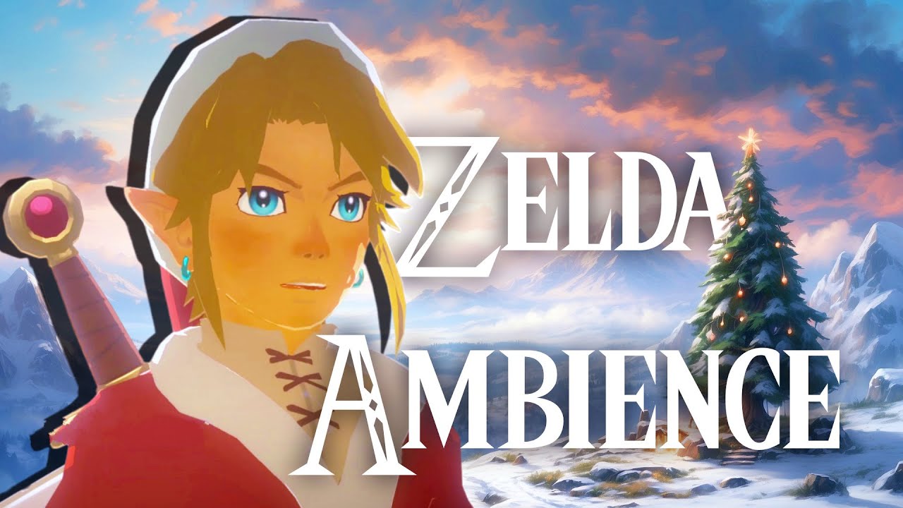 Zelda | Exploring Hyrule In Winter ❄️ Ambience [10 Hours]