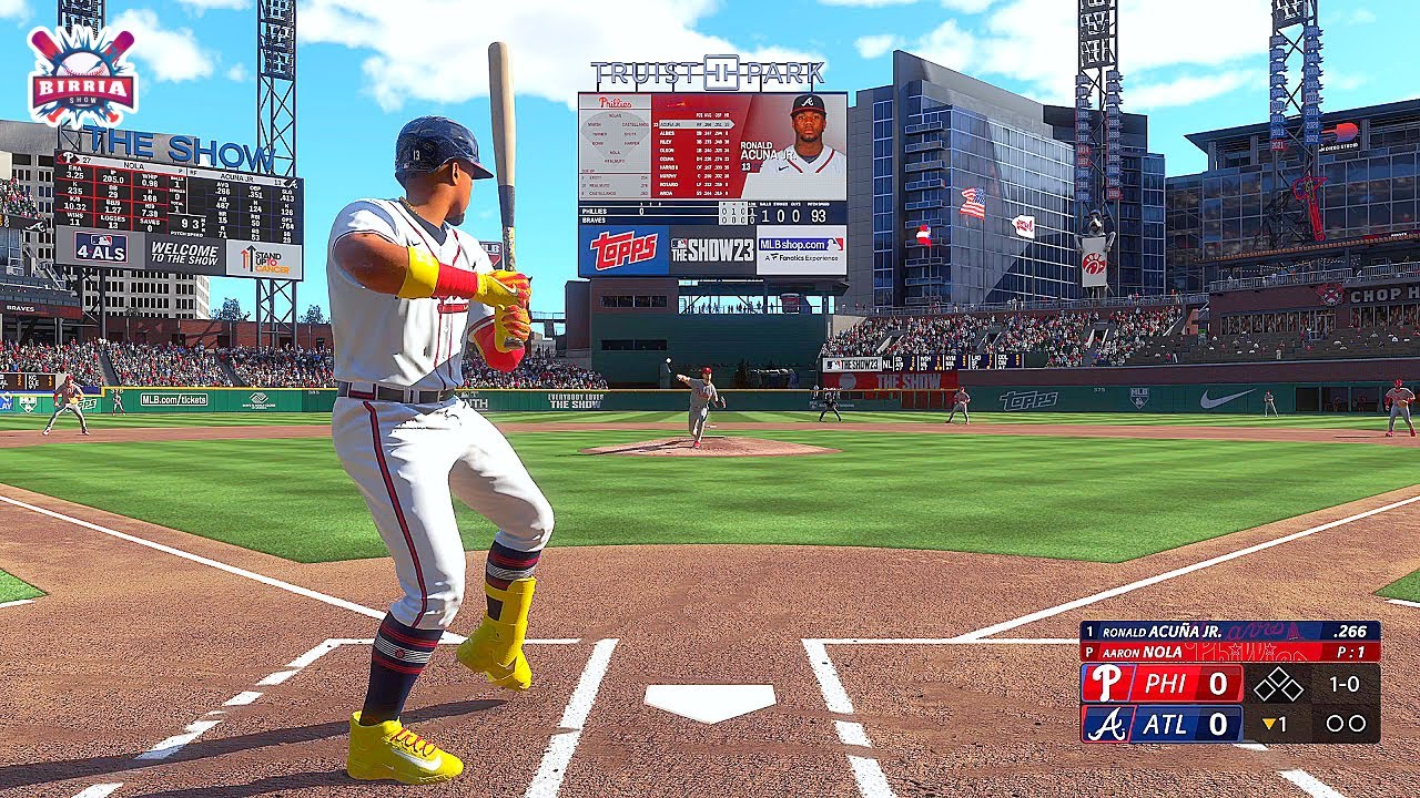 MLB The Show 23 Atlanta Braves vs Philadelphia Phillies - Gameplay PS5 60fps HD