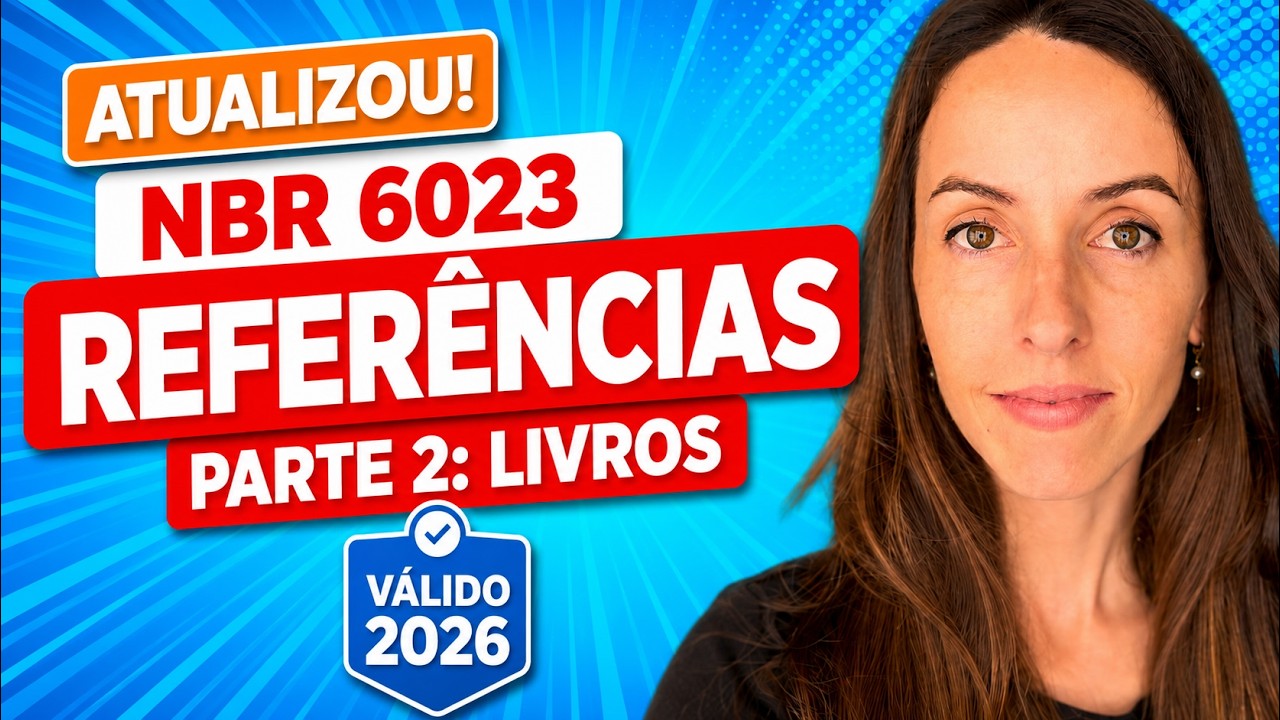 Normas ABNT para Referências - Parte 2: LIVROS (Válido 2026)