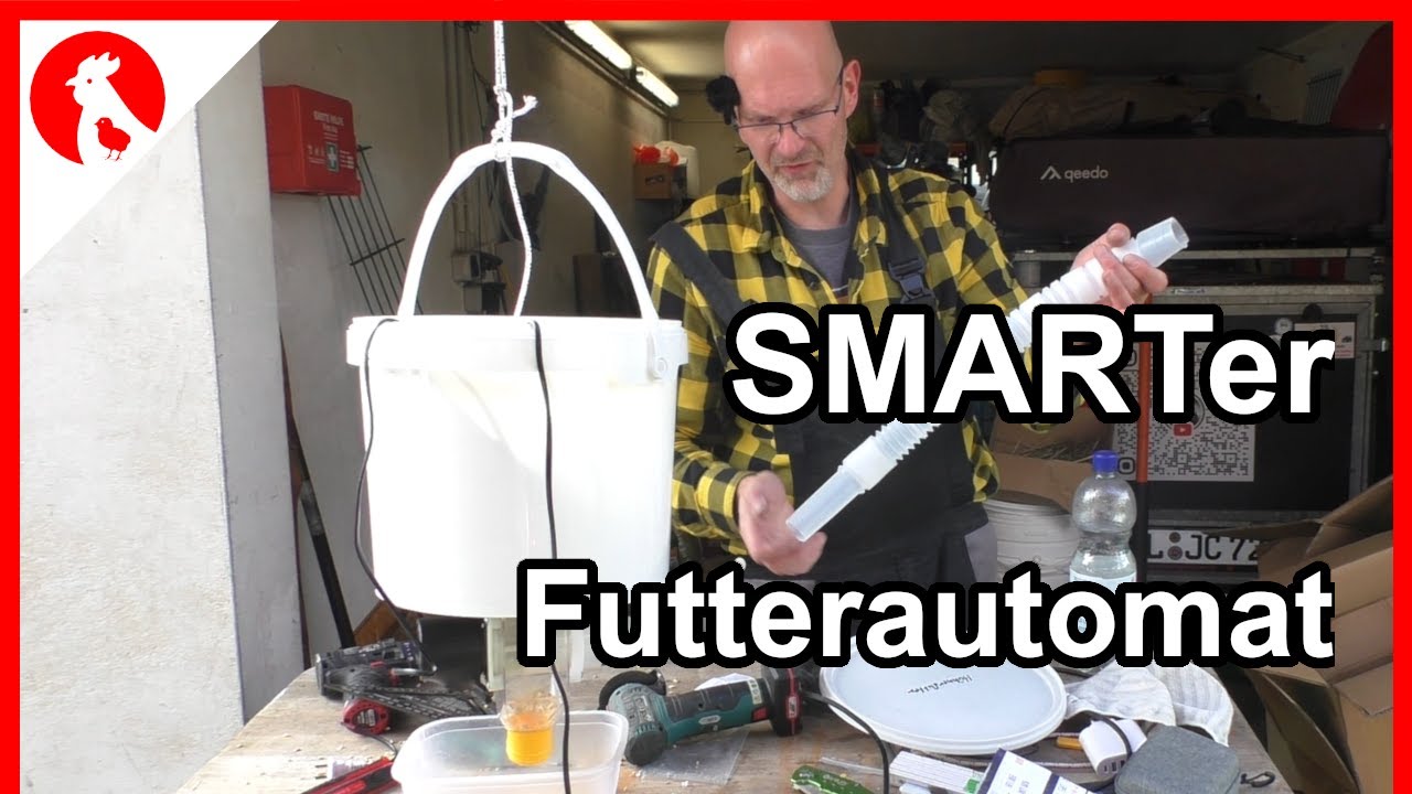 F263 SMARTer Hühnerfutterautomat   - Jensman and the Huhns