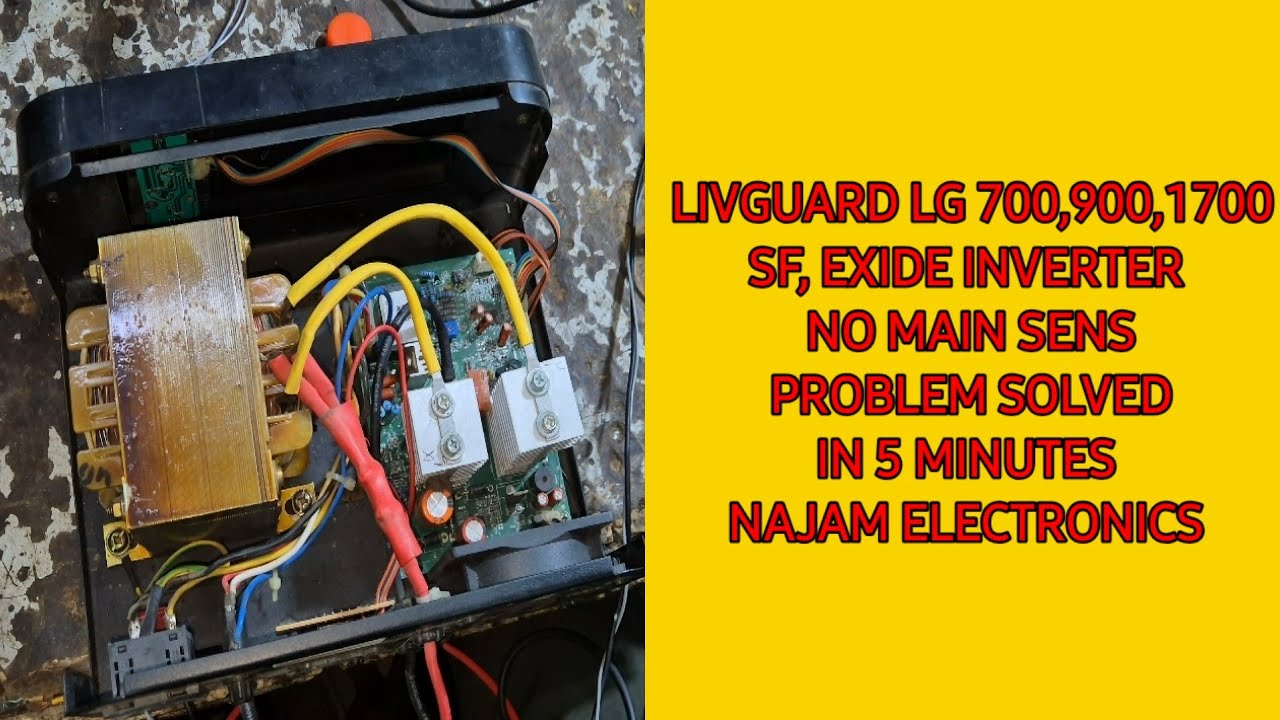 Livguard Lg 700 no main problem solved in hindi | livguard Lg 700,900,1700 no main changeover solved