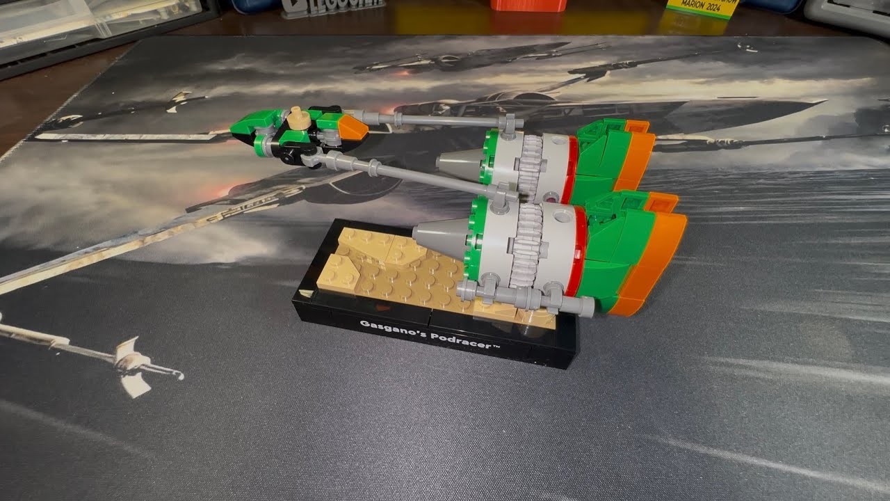 5009086 Gasgano's Podracer | Lego Star Wars (Real-Time Build)