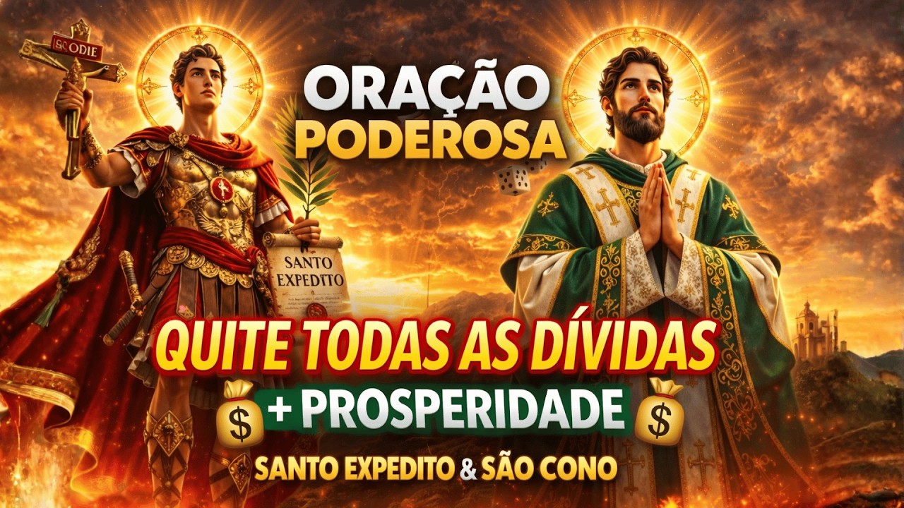 SANTO EXPEDITO E SÃO CONO, Para Quitar Dívidas, Atrair Prosperidade e Abrir Caminhos Financeiros