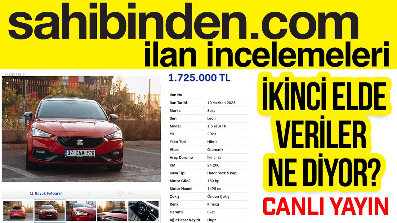 2CR Canlı - 12 Haziran 2025  - İkinci El'de Veriler Ne Diyor?  