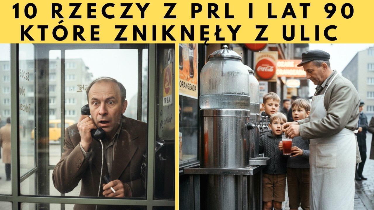 Tego już nigdy nie zobaczysz na polskich ulicach - te rzeczy zniknęły na zawsze.