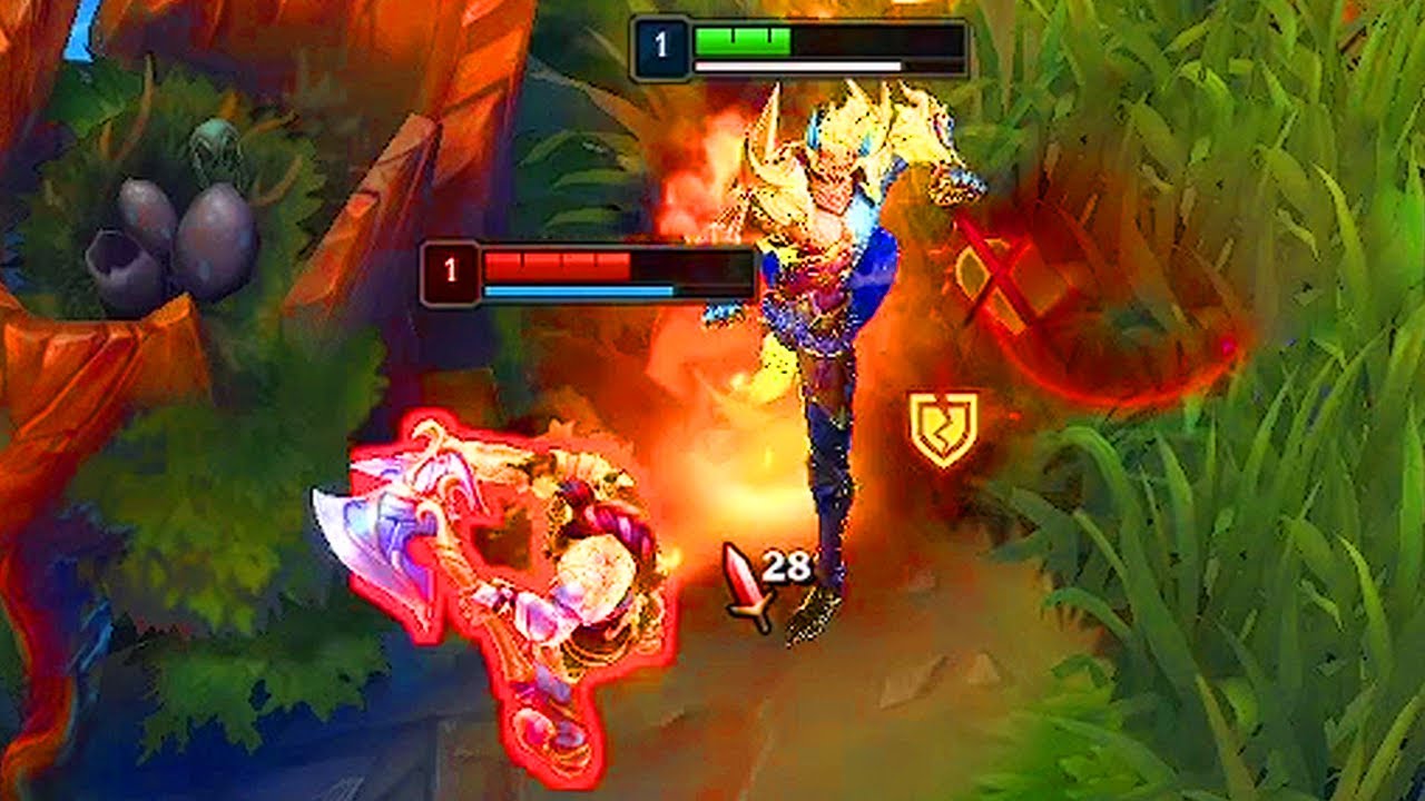 Can a Level 1 Sett beat a Level 1 Olaf?