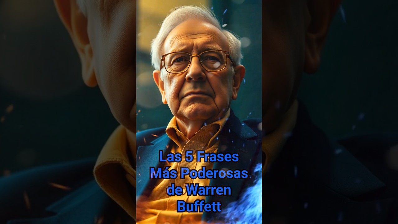 Las 5 frases mas poderosas de Warren Buffett #exito #curiosidades #warrenbuffett