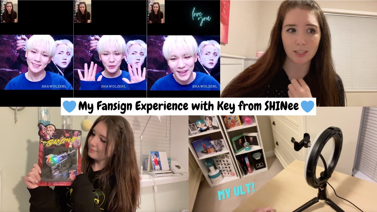 My Video Call Fansign Experience With Key from SHINee!! 💙 (Vlog & Experience Video)