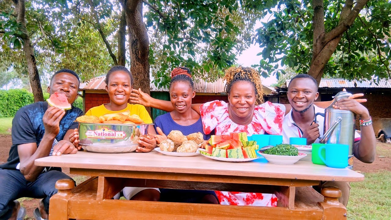 This Reunion Healed Our Hearts 💔➡️❤️ Cooking Mahamri & Sweet Potato Cakes from Our Own Farm