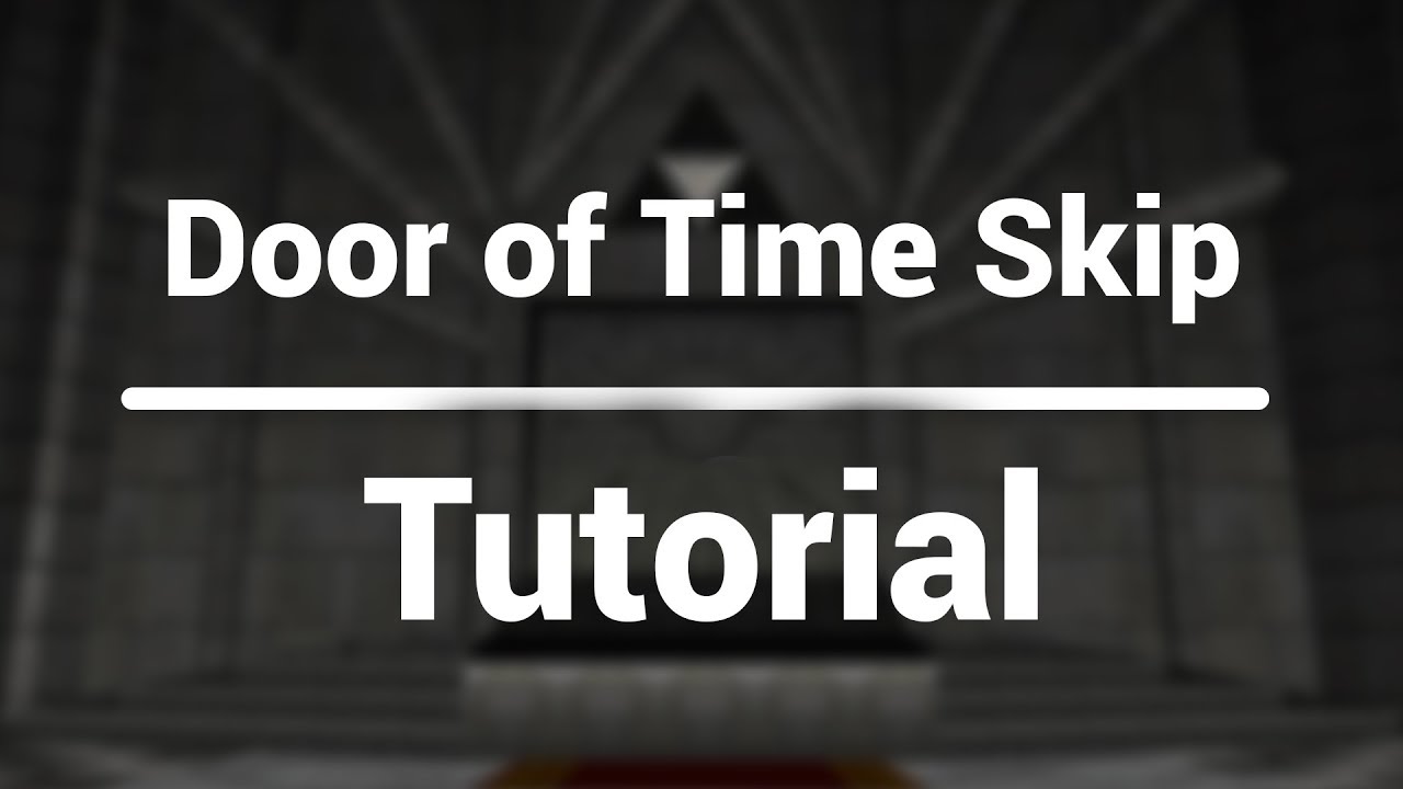 Ocarina of Time: Door of Time Skip Tutorial